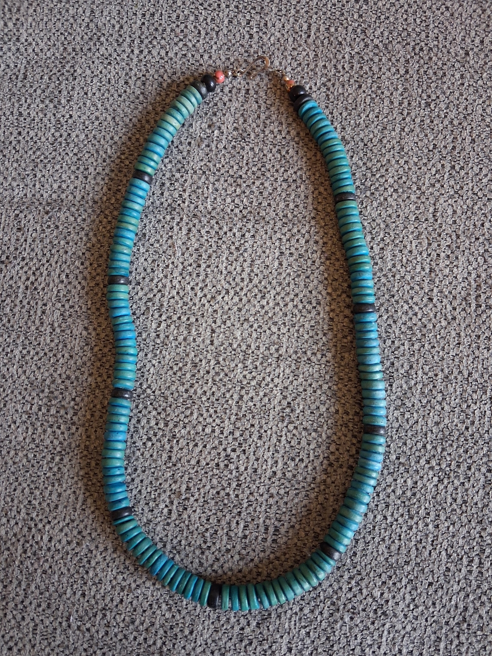 Turquoise Bead Strand Necklace - Blue Green Women’s Jewelry